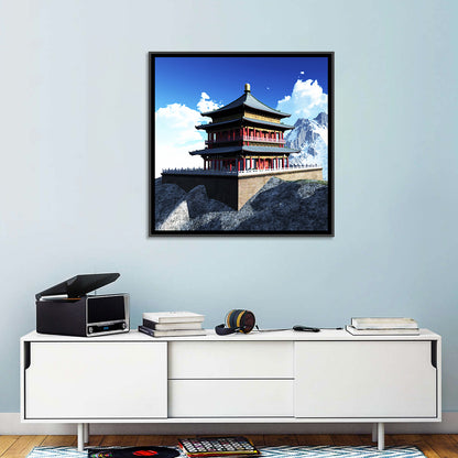 Buddhist Sun Temple Wall Art