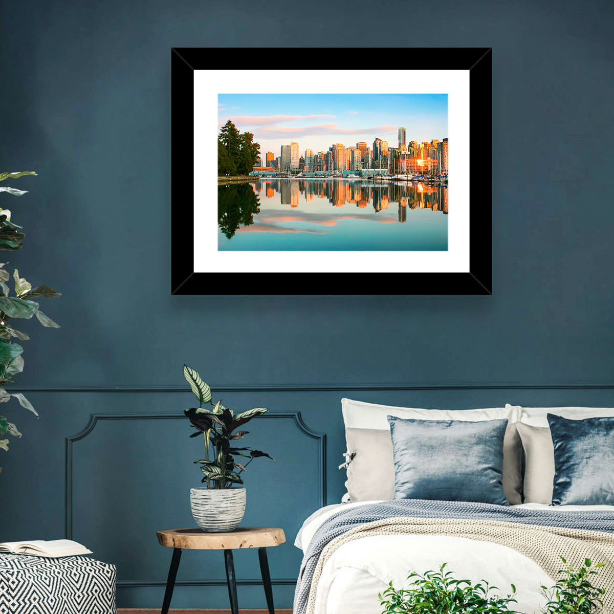 Vancouver Skyline at Coal Harbour Wall Art