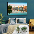 Vancouver Skyline at Coal Harbour Wall Art