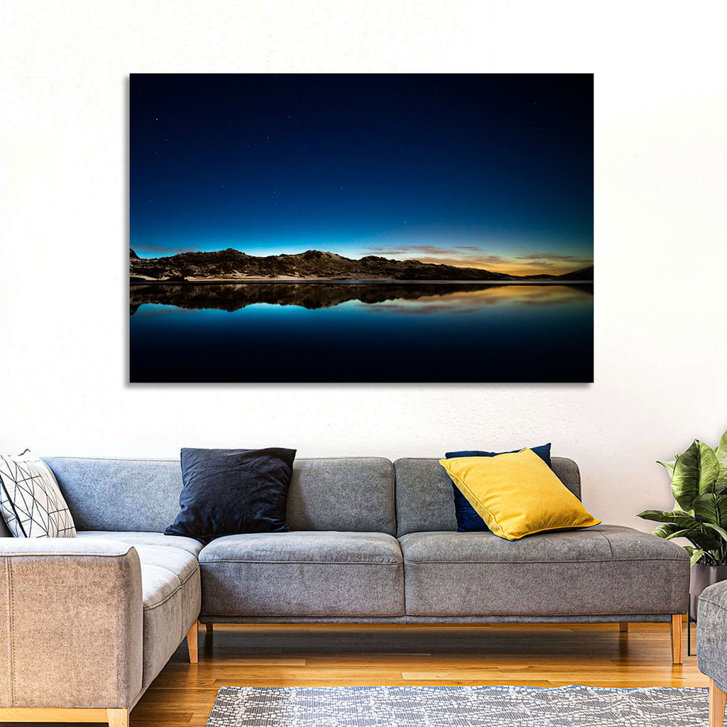 Kleifarvatn Lake at Dusk Wall Art