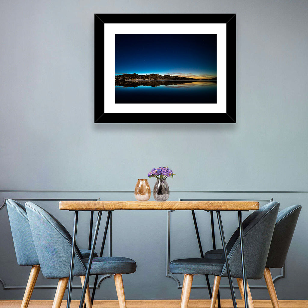Kleifarvatn Lake at Dusk Wall Art