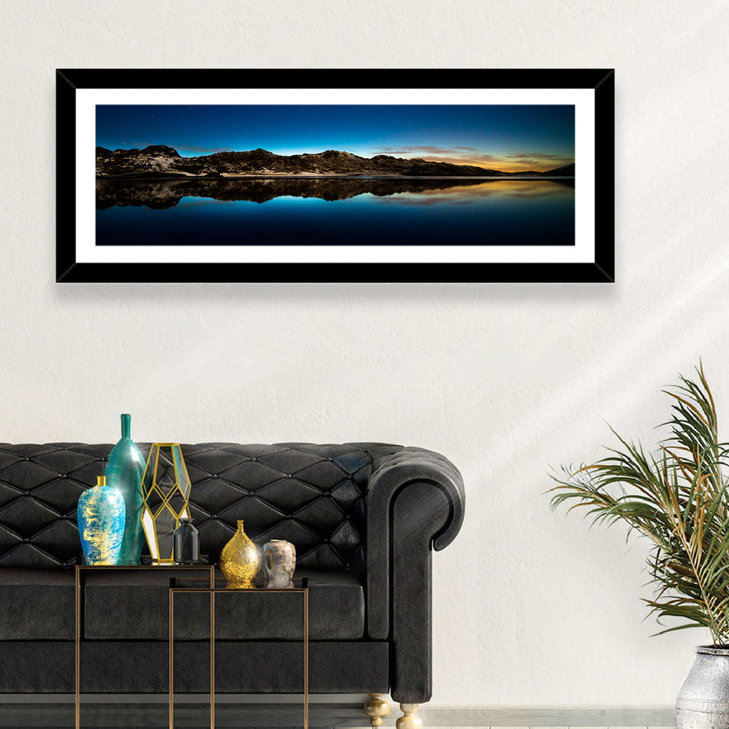 Kleifarvatn Lake at Dusk Wall Art