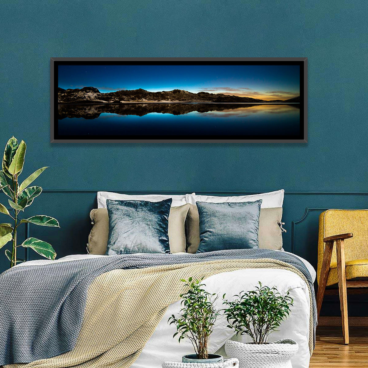 Kleifarvatn Lake at Dusk Wall Art