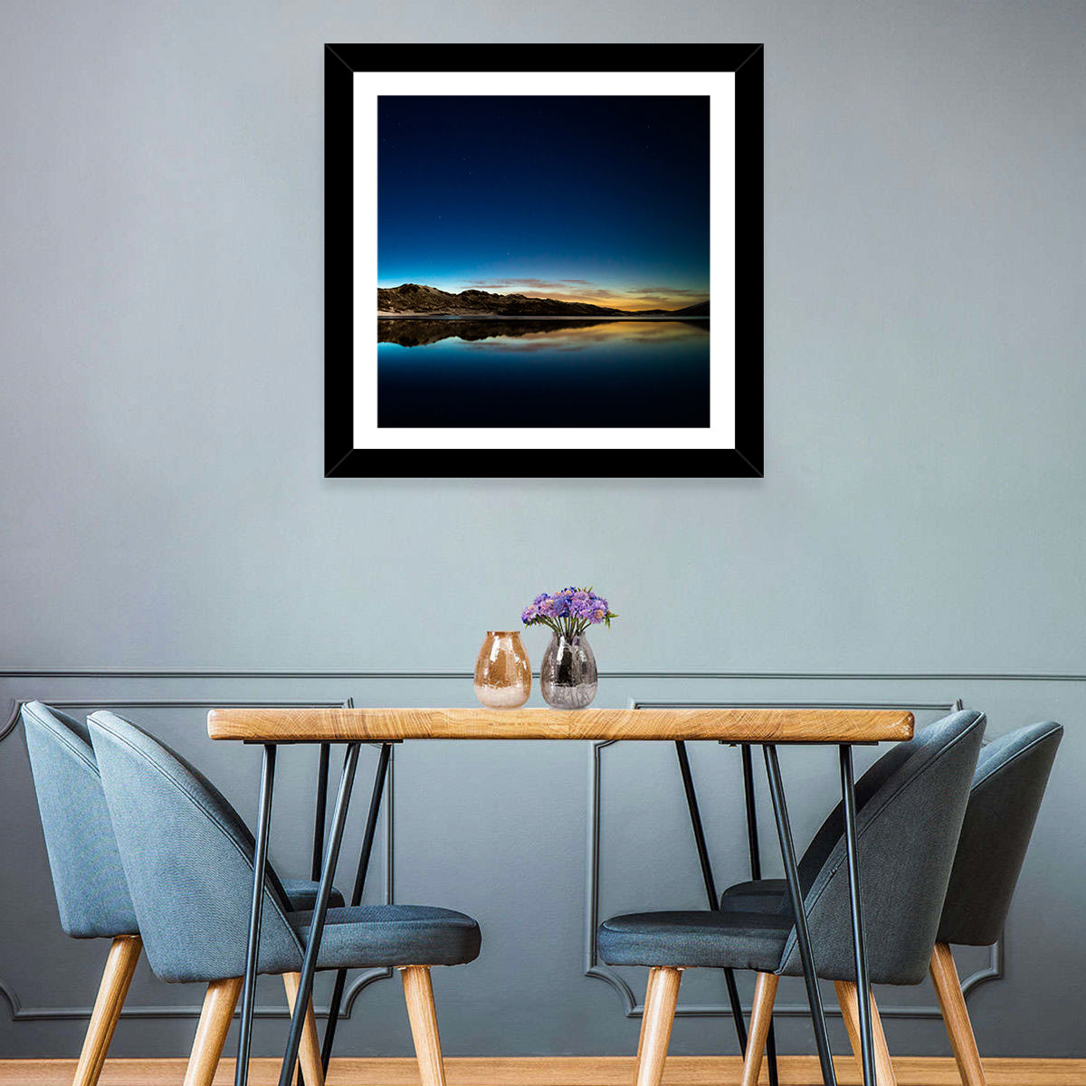 Kleifarvatn Lake at Dusk Wall Art