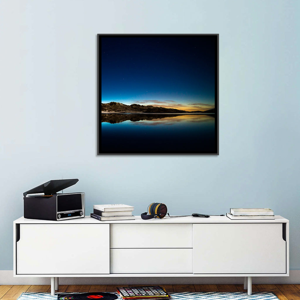 Kleifarvatn Lake at Dusk Wall Art