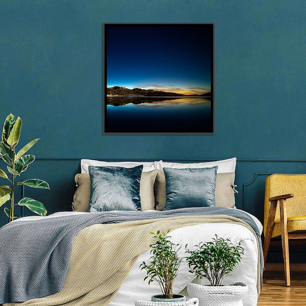 Kleifarvatn Lake at Dusk Wall Art