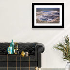 Aerial Open Pit Uranium Mine Wall Art