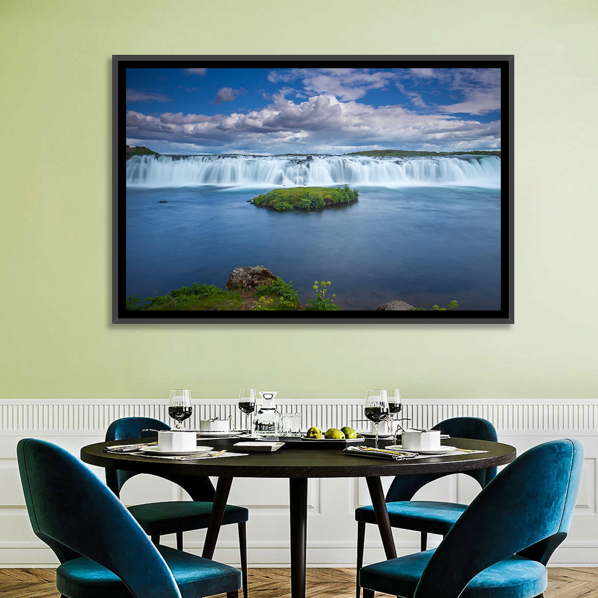 Faxi Waterfall Long Exposure Wall Art