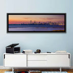 Mumbai Skyline at Dusk Wall Art