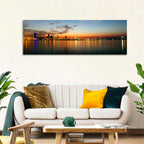 Manama Golden Hour Skyline Wall Art