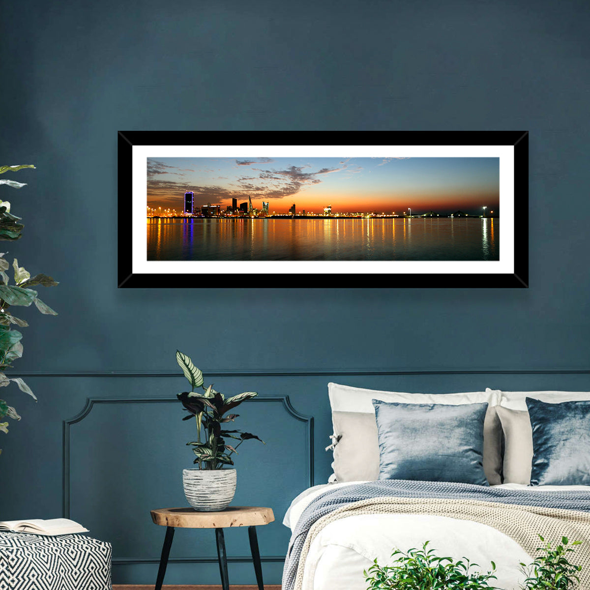 Manama Golden Hour Skyline Wall Art