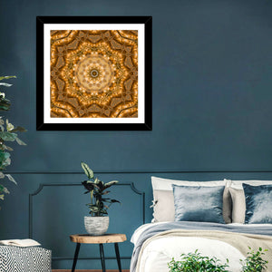 Geometric Mandala Pattern Wall Art