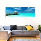 Thatched Beach Bar Pier Wall Art