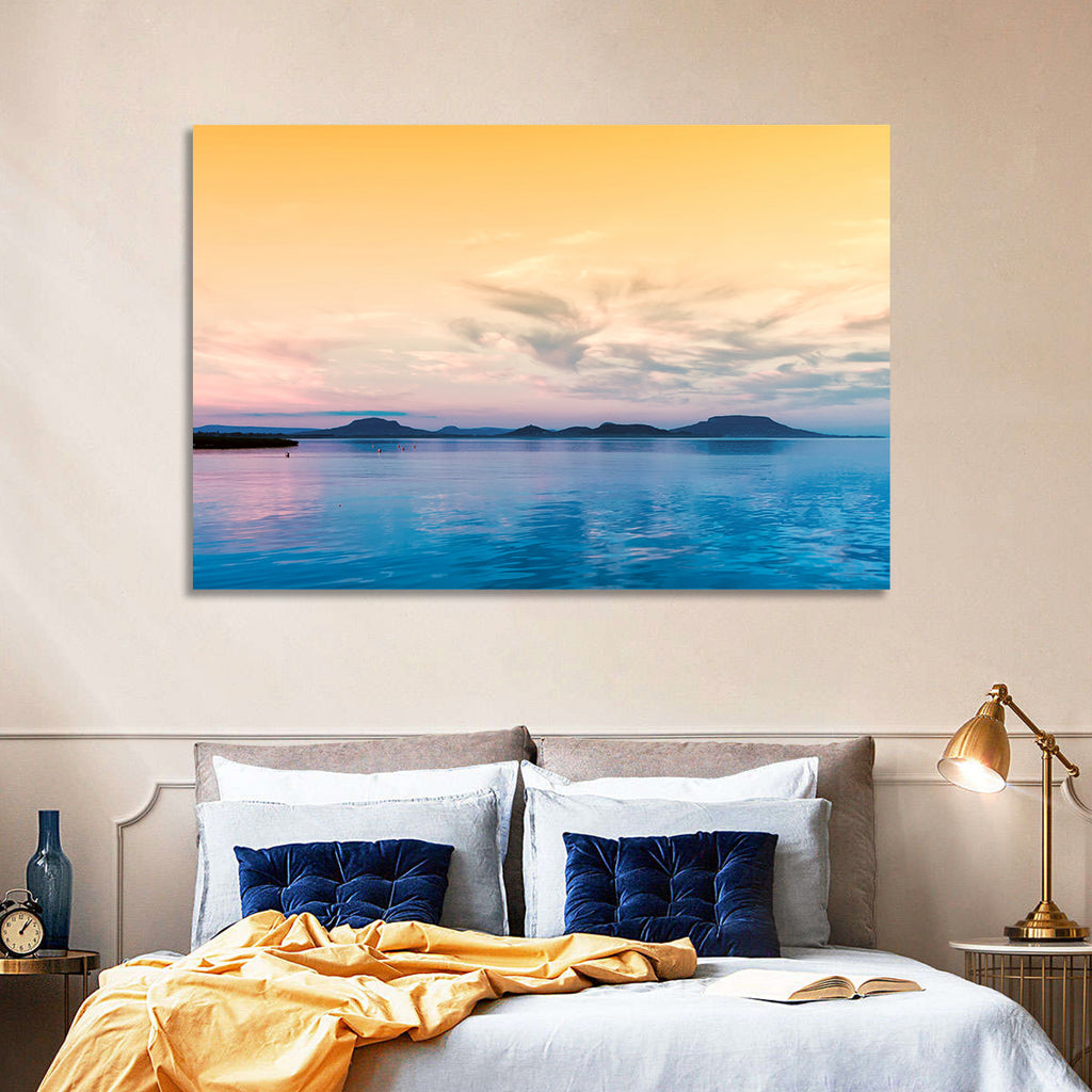Lake Balaton at Golden Hour Wall Art