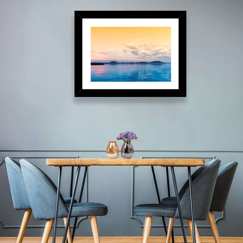 Lake Balaton at Golden Hour Wall Art