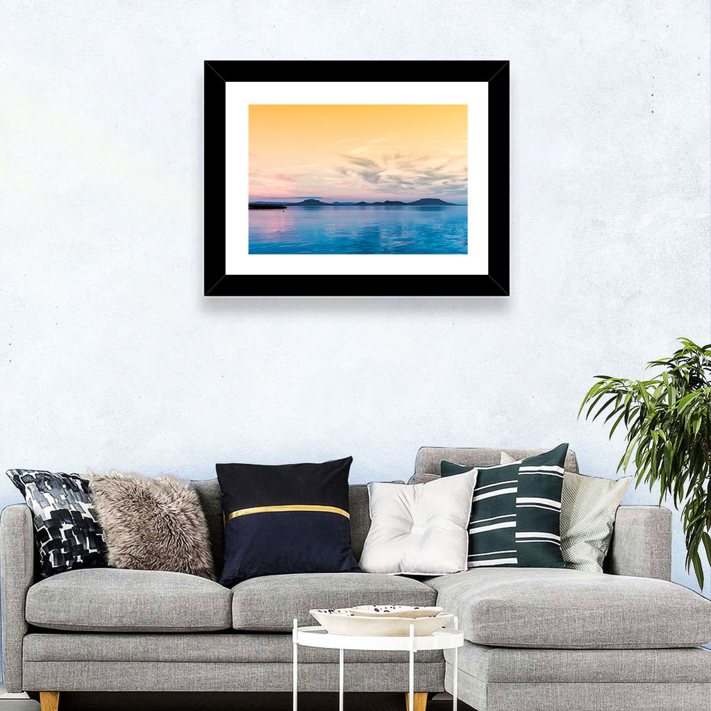 Lake Balaton at Golden Hour Wall Art