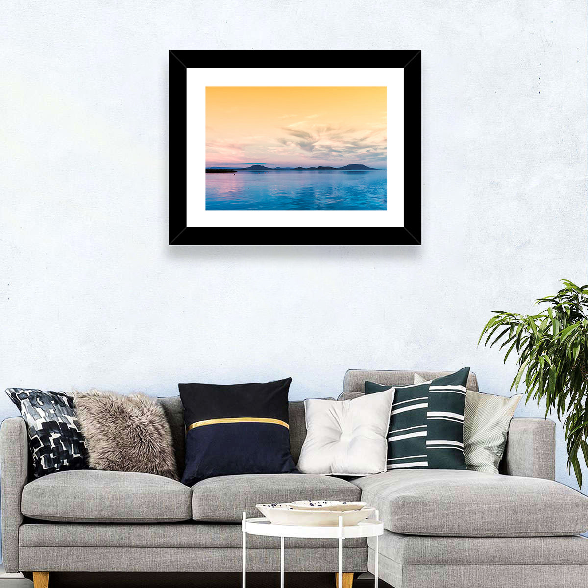 Lake Balaton at Golden Hour Wall Art