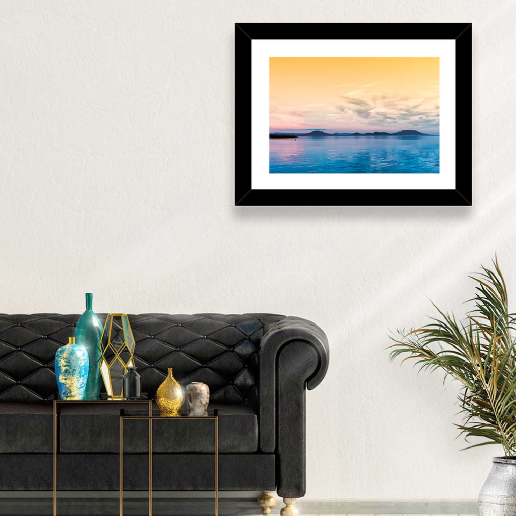 Lake Balaton at Golden Hour Wall Art