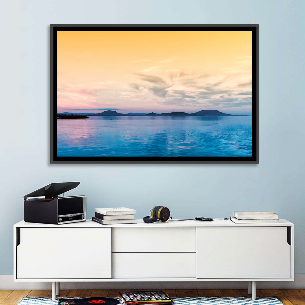 Lake Balaton at Golden Hour Wall Art