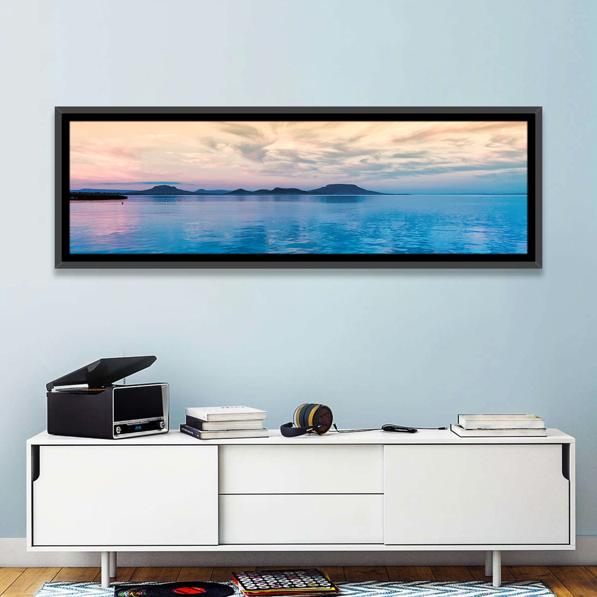 Lake Balaton at Golden Hour Wall Art