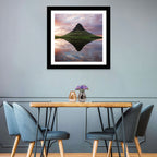 Kirkjufell Sunset Reflection Wall Art