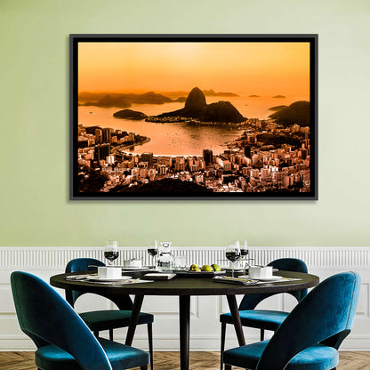 Sugarloaf Over Guanabara Bay Wall Art