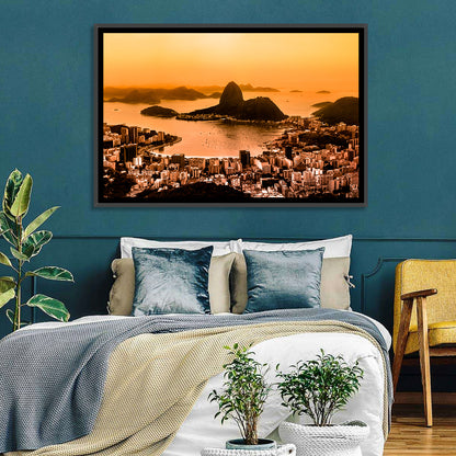 Sugarloaf Over Guanabara Bay Wall Art