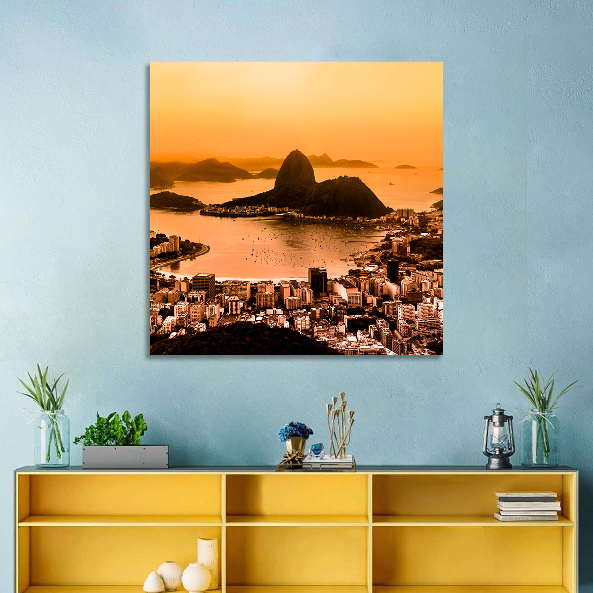 Sugarloaf Over Guanabara Bay Wall Art