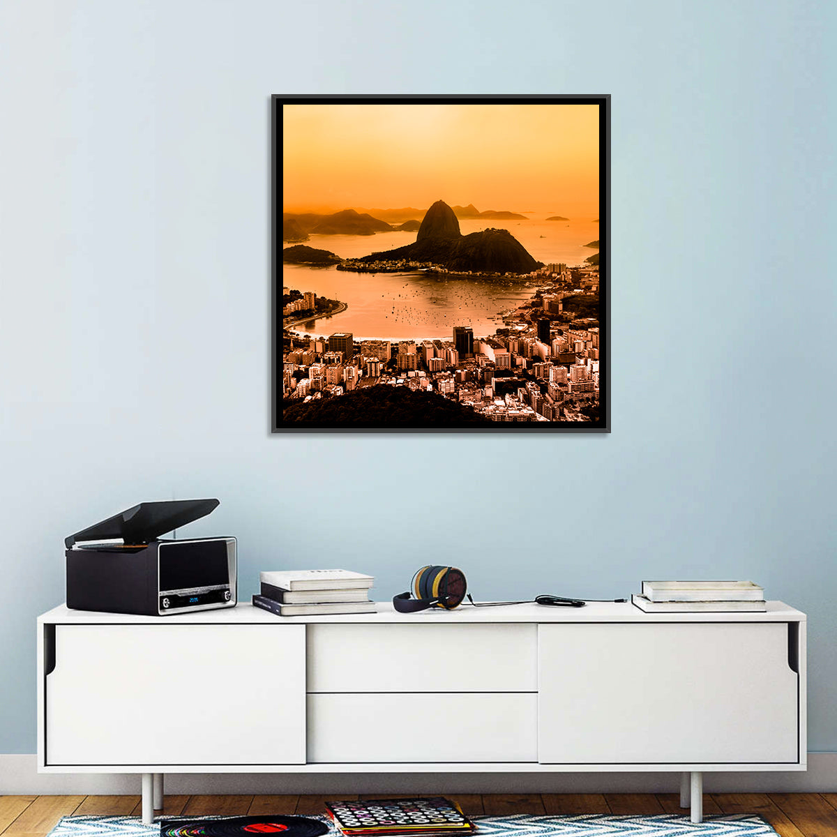 Sugarloaf Over Guanabara Bay Wall Art