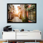 Schnoorviertel Cobblestone Lane Wall Art