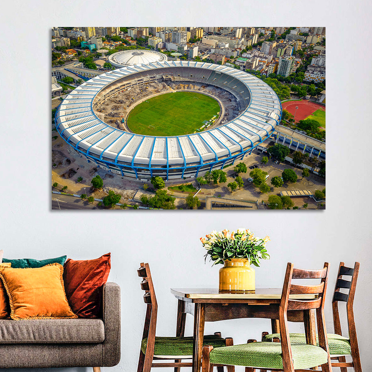 Maracanã Stadium Aerial View Wall Art