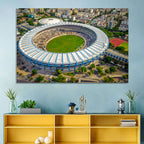 Maracanã Stadium Aerial View Wall Art