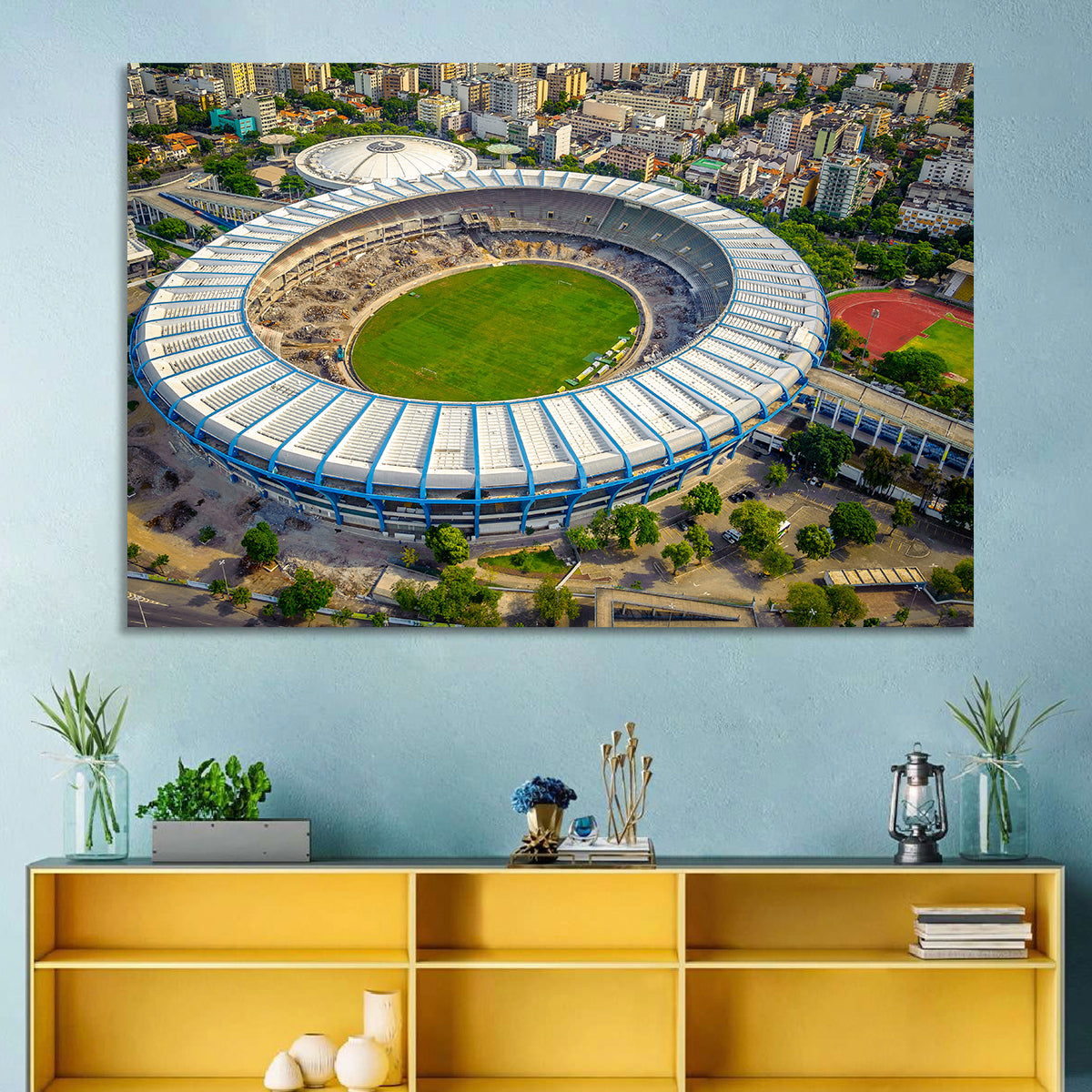 Maracanã Stadium Aerial View Wall Art