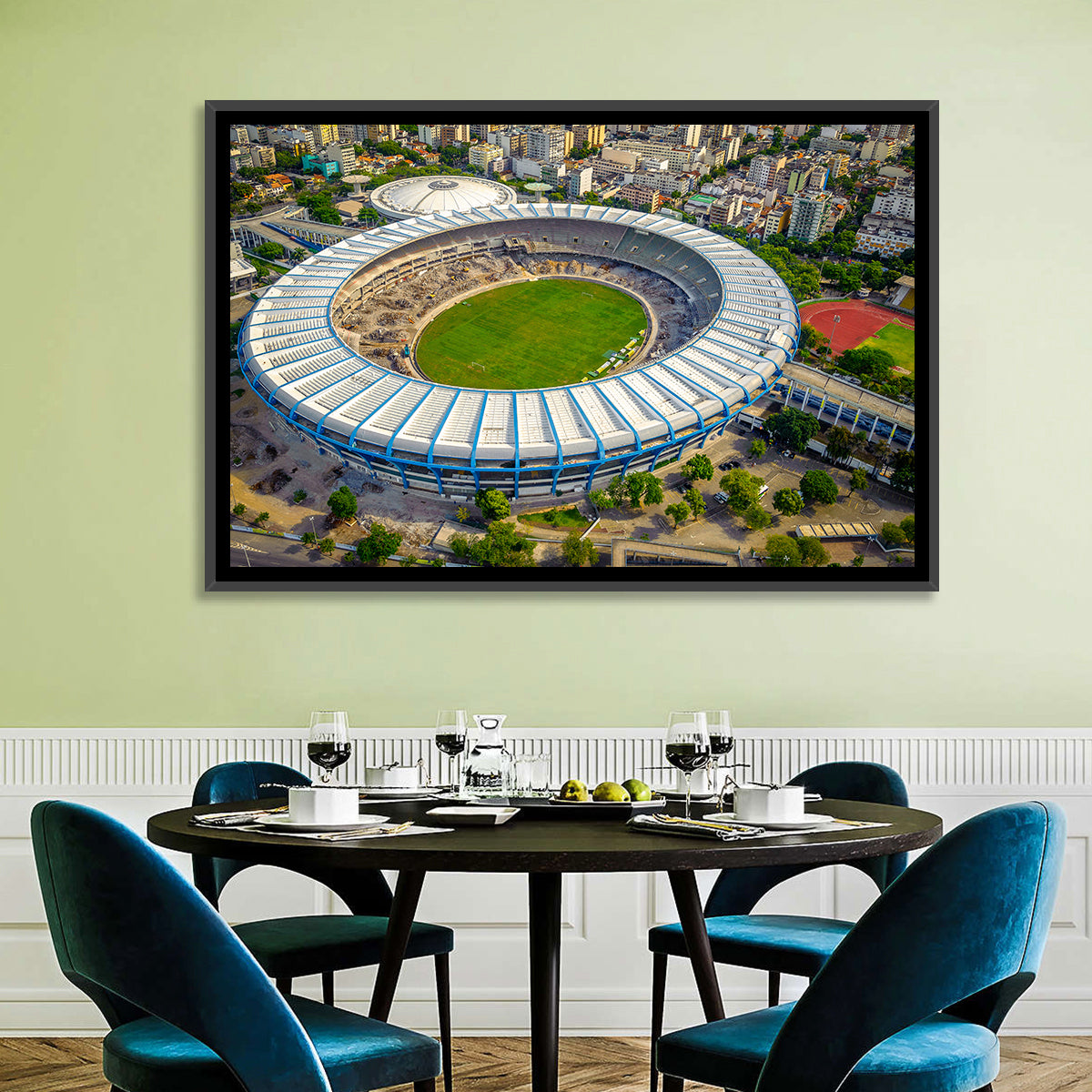 Maracanã Stadium Aerial View Wall Art