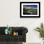 Osorno Volcano at Petrohue Falls Wall Art