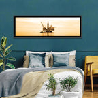 Golden Hour Oil Rig Wall Art