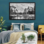 Yosemite Valley Winter View Wall Art
