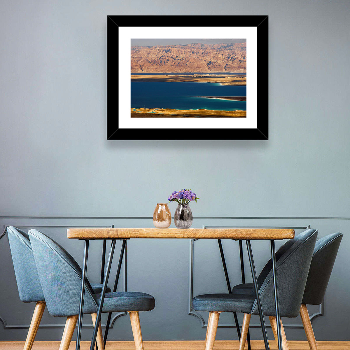 Ein Bokek Dead Sea View Wall Art in a room, landscape