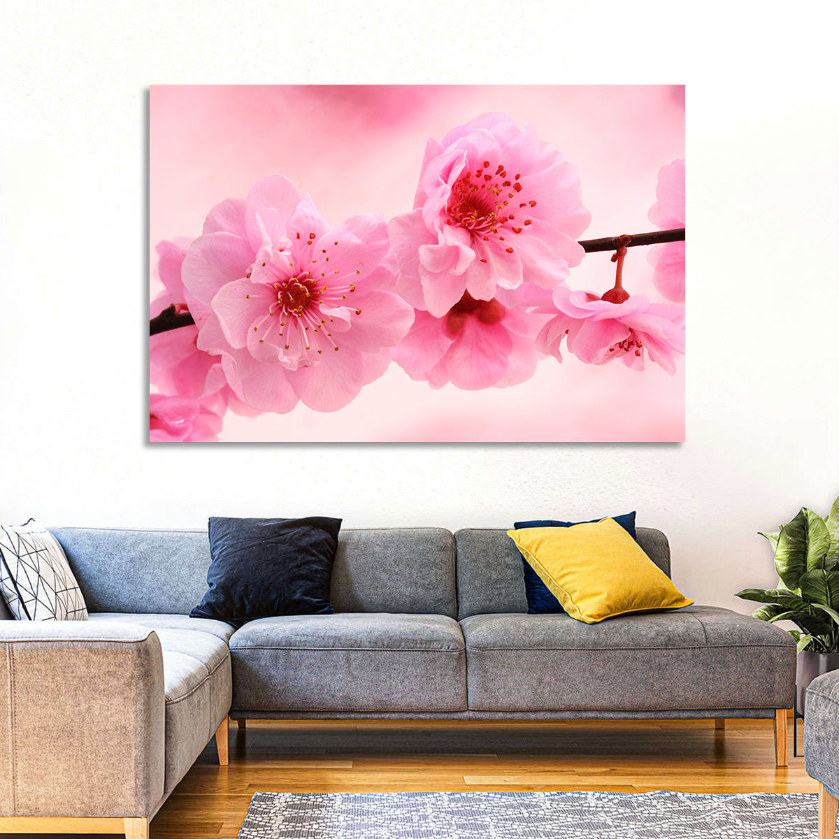 Cherry Blossom Branch Wall Art