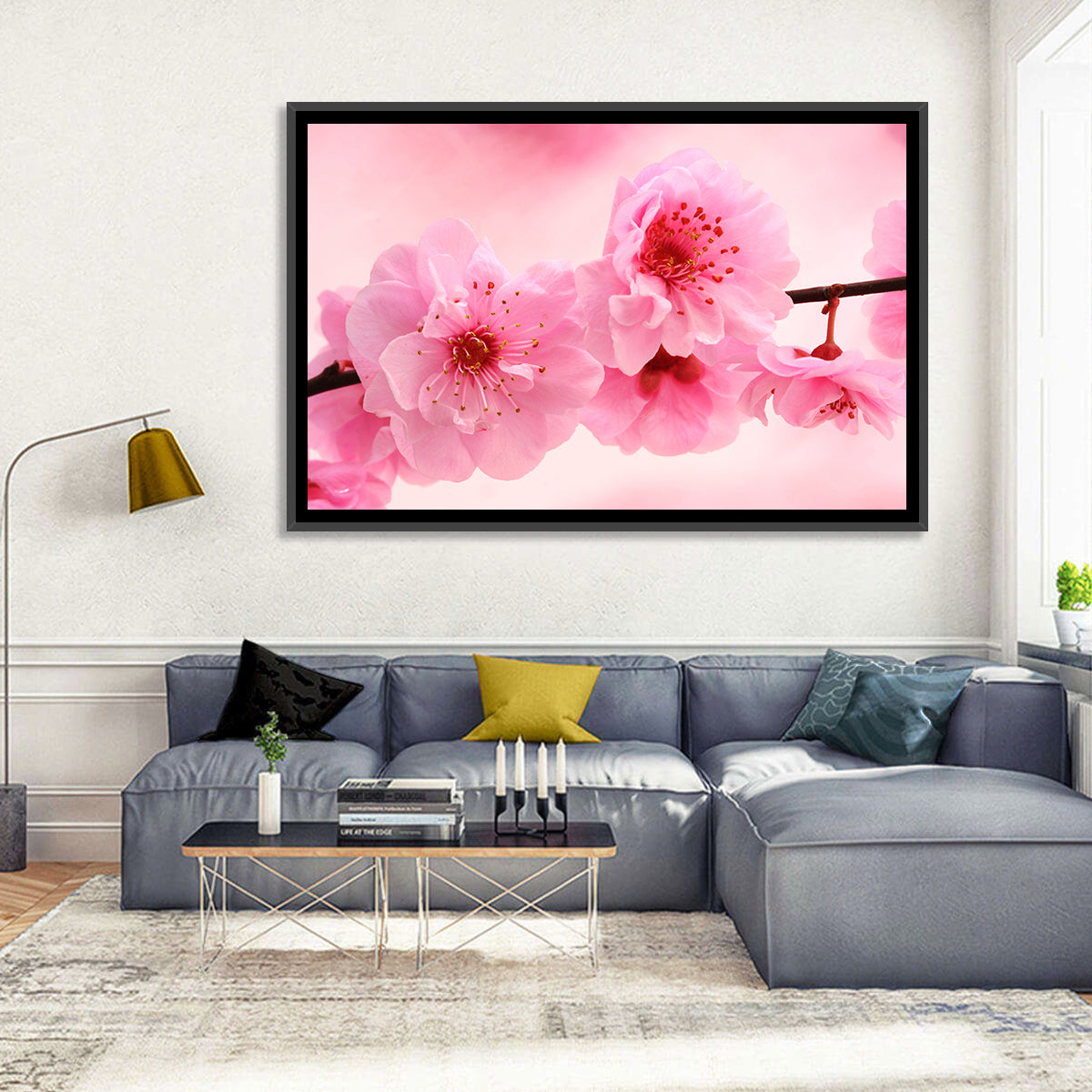 Cherry Blossom Branch Wall Art