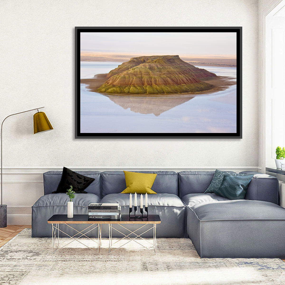 Salt Hill Reflection Wall Art