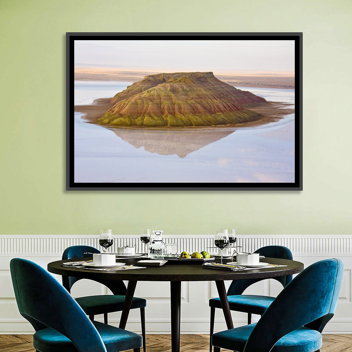 Salt Hill Reflection Wall Art
