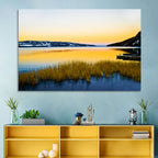 Lapland Lake Sunrise Wall Art