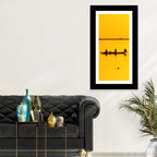 Pirogue at Golden Dusk Wall Art