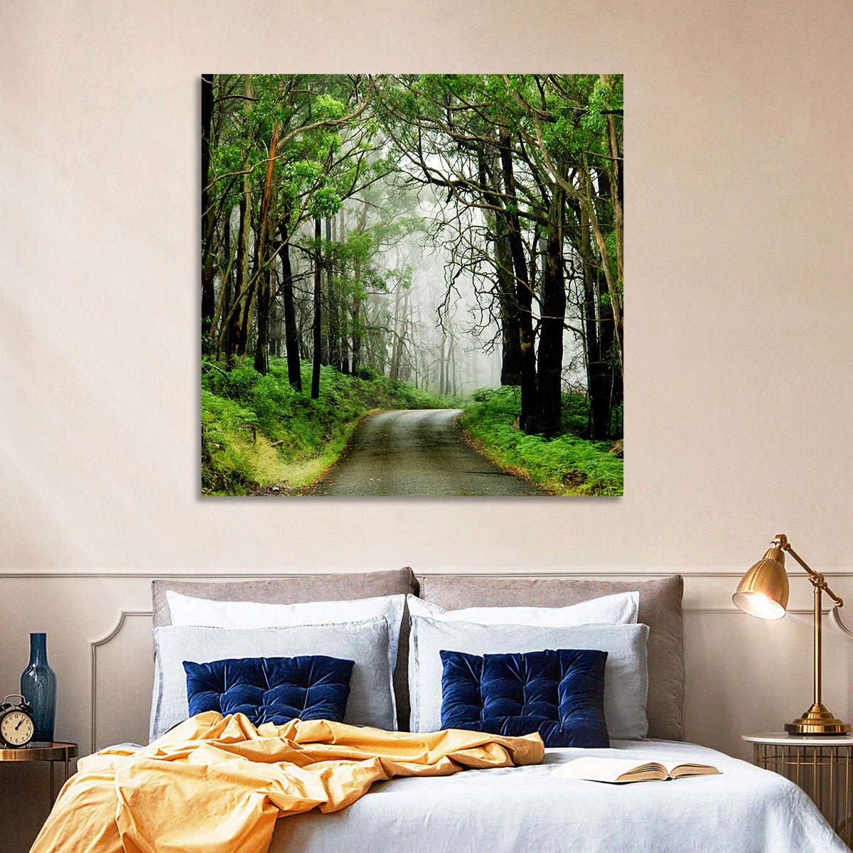 Misty Eucalyptus Road Wall Art
