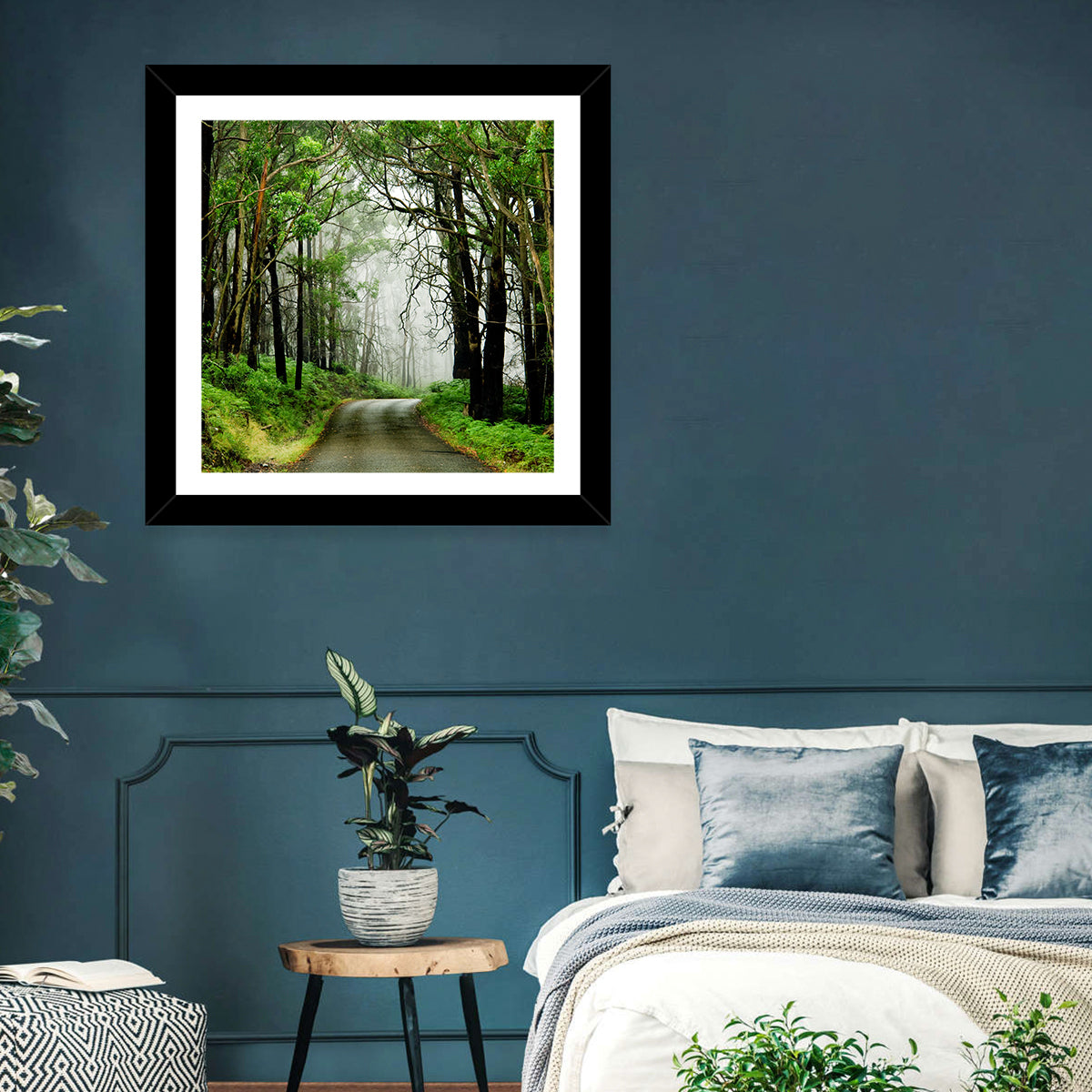 Misty Eucalyptus Road Wall Art