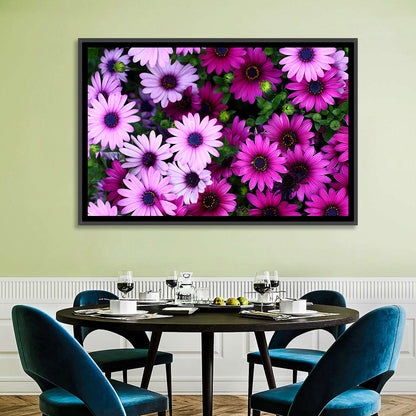 Pink and Purple Daisies Wall Art