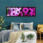 Pink and Purple Daisies Wall Art