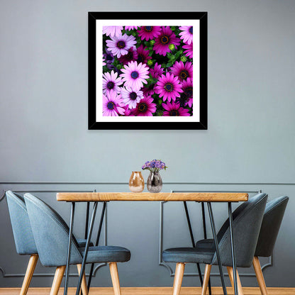 Pink and Purple Daisies Wall Art