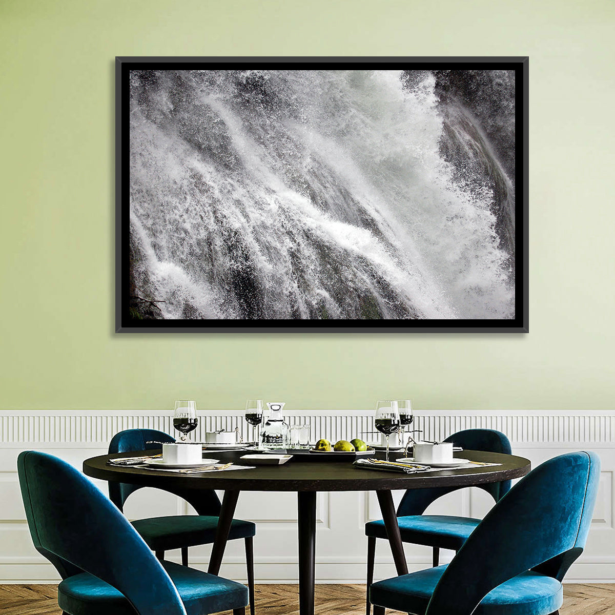 Marmore Waterfall in Motion Wall Art